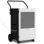 Folanzy 250 Pints Commercial Dehumidifier with Pump and Drain Hose for Basements Home and Large Spaces up to 8,800 Sq Ft