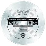 Freud LU90M012 12-Inch 120 Tooth TCG Thin Stock Non-Ferrous Metal Cutting Saw Blade with 1-Inch Arbor