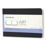 Moleskine Art Sketch Album, Hard Cover, Pocket (3.5" x 5.5") Plain/Blank, Black, 72 Pages