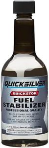 Quicksilver 8M0047922 Quickstor Fuel Treatment and Stabilizer, 12 Oz.