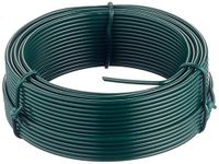 Merriway BH05777 Plastic Coated Garden Wire, 2.0 mm Diameter x 20 Metre (65 Foot), Green