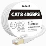 Cat8 Ethernet Cable, Outdoor&Indoor