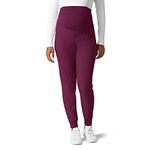 Calvin Klein WonderWink Women's Maternity Jogger Pant, Wine, Medium