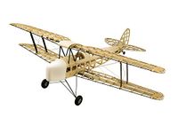 DW Hobby RC Airplane 4CH Radio Remote Controlled Electronic&Gas Aircraft De Havilland DH82a Tiger Moth Biplane WingSpan 1400mm Balsa Wood Model Plane Building Kit +Power System + Covering S0904B