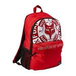 Fox Racing Unisex's Motocross Mountain Biking Active Casual Trendy Honda Billabong Kawasaki Pack Suitcase Tote Travel Bag Backpack, Flame Red-Nobyl, One Size