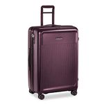 Briggs & Riley Sympatico Hardside Large Spinner Luggage, Plum, 30-Inch Checked