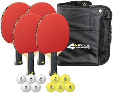 JOOLA Set de Tennis de Table Adulte Unisexe, Multicolore, 28,5 x 26 x 8,5 cm