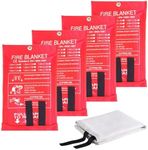 DAWNTREES Fire Blankets 4 Pack Emer