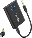 Lavales Bluetooth 5.3 Adapter for Airplane to 2 Wireless Headphones, 3.5mm Jack in-Flight Bluetooth Transmitter Receiver for TV, Dual Link AptX Adaptive/Low Latency/HD Audio for Home Stereo/PC/Gym