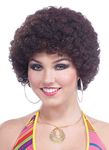 Forum Novelties Party Afro Wig, Brown