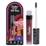 DAZLLER All Day Lipcolour|Moisturizing Kokum Butter|Non-Transfer & Smudge-Proof|8Hr Stay|Matte Liquid Lipstick for Women|Dlc027 Black Honey|6G