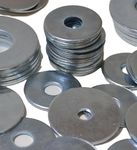 RADSO M3 (3mm x 10mm) Flat Penny Washers - Mudguard Fender Repair Washers - Premium Mild Steel, Zinc Plated DIN 9021 - Inside Hole 3mm, Outside Diameter 10mm - Pack of 100