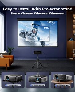 Portable 1080P Projector – 36,000 Lumen High Brightness