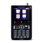 V9 Digital Satellite Signal Finder Meter Built in Li-ion Battery, 3.5 Inch LCD Display Full HD 16-bit OSD 64Mb 1Gb DDR3 Satellite Television (Black)