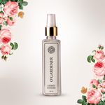 O'GARDENER Edible Pure & Natural Rose Water/Glowing Skin for Face Toner Women and men 100 ML (Travel Pack - Plastic bottle)