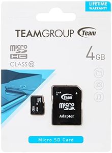 Team Group 4 GB C10 Micro-SD Flash Memory Card, TUSDH4GCL1003