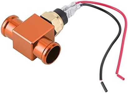 Interruptor De Temperatura Del Agua, Termostato Interruptor De Temperatura Del Agua Radiador Refrigerante Sensor De Temperatura Del Ventilador Para Motocicleta ATV Vehículo Todo Terreno(naranja)