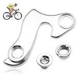 Rear Derailleur Hanger, Alloy Bike Rear Derailleur Hanger, Bike Rear Tail Hanger for Mountain Road Racing Bike Cycling Replace Part