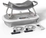 Wonder Core 3D Vibration Plate Fitness Chair – High-Frequency Vibration Platform with 150 Speeds, Folding Home Exercise Machine for Full Body Workout & Weight Loss, Max Load 150kg