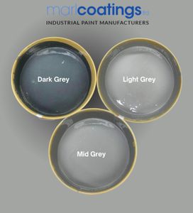Marlcoatings Polyurethane Concrete Floor Paint, 20L Mid Grey Semi-Gloss – Heavy Duty Industrial