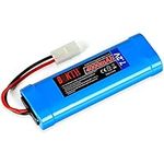 BAKTH High Capacity Security 7.2V 4000mAh Rechargeable Low Self Discharge NiMH Battery Pack for RC/Remote Control Car, Robots + Customized Coaster