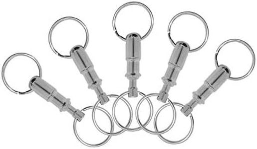 Lucky Line Quick Release Keychain, unisex, adult, Nickel-Plated Brass, 1 Per Pack (70701)