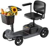 Paiseec Mobility Scooter for Adults, Seniors - 25Miles/40Miles Range, 6 mph, Large Wheels for Outdoor, Smart Safety Features, Headlight, Basket