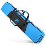 Tonesport Snowboard Bag For Air Travel - Padded Snowboard Bag - Waterproof and Fully Padded Snowboarding Travel Bag For Flying - Up to 165 CM Snowboards - Royal Blue