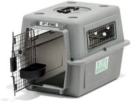 Petmate Sky Kennel - IATA Compliant Dog Crate for Pets Up to 15 Pounds - Airline Approved Cat Carrier - Perfect for Car and Air Travel - Heavy-Duty Plastic Construction - Made in USA - 21 Inches