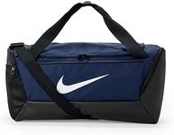 Nike Brasilia Training Duffel Bag, Midnight Navy/Black/White, Small