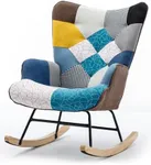 LIFE SKY LifeSky Comfy Modern Rocking Chair Comfy Modern Rocking Chair