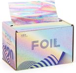 Segbeauty Hair Foil Roll, Hair Foils for Color Application and Highlighting Services, Professional Foil, Aluminum Foil for Hair Dressers, with Cutter on the Box (Colorful)