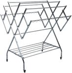 Large Foldable Clothes Drying Rack Airer Laundry Dryer Hanger with 6 Drying Rails Ideal for Indoor and Outdoor