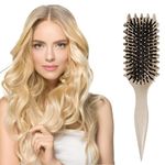 Curl Defining Brush, Curly Hair Brush, Boar Bristle Hair Brush Styling Brush for Women Girls, Curl Define Styling Brush for Detangling, Shaping and Defining Curls for Women and Men