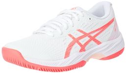 ASICS Womens Gel-Game 9 White/Sun Coral Tennis Shoe - 6 UK (1042A211.104)