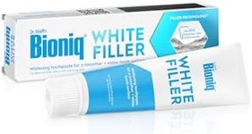 Bioniq® White Filler Toothpaste - 1 x 100 ml – Gentle Whitening Toothpaste with Hydroxyapatite - Protects and Strengthens Enamel - for Smooth and White Teeth - Gently Removes Stains, Fluoride-Free