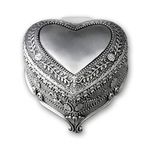 BinkeGG Tin Alloy Heart Shaped Wind up Music Box with Sankyo Musical Mechanism Tune: La Vie En Rose