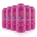 Alberto VO5 Smoothly Does It Shampoo Infused with Vital Oils for Dry, Frizzy Hair, Anti-Frizz and Shine, 250ml, Pack of 6