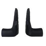 Hand Bookends Resin Decorative Bookends, Black Heavy Book Ends Supports for books, 6.8 x 3.5 inches Book Ends for Office Home, 1 Pair