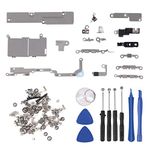 Inner Parts Replacement Kits for iPhone XR, Including Internal Bracket Replacement Parts, Internal Screw Set and Repair Tool Kit (for iPhone XR)