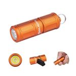 OLIGHT I1R 2 PRO EOS 180 Lumens Rechargeable EDC Keychain Flashlight, Type-C USB Cable, Pocket Tiny Lights for Everyday Carry, Outdoors, Indoors (Orange)