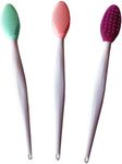 3 PCS Lip Scrub Brush, Double-Sided