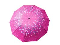 PARTY BREEZE 3 fold printed Umbrella, Portable, Weather-Resistant strong big size compact for womens mens kids children