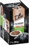 DINE Classic Collection Adult Wet Cat Food Slices with Succulent Chicken 7 x 85g, 6 Pack (42 Trays)