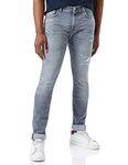 7 For All Mankind Men's Paxtyn Jeans, Gray, 34 W/34 L