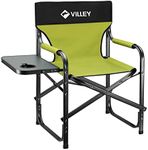 VILLEY Heavy Duty Directors Chair, 