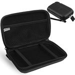 JLXINMET 5 Inch GPS Case Hard Shell GPS Carrying Case Storage Bag Protective Case Compatible with Garmin Zumo XT Nuvi 44 52 55 57LM 2595 2589LMT Garmin Drive 53 52 51 Magellan 5" Navigator (Black)