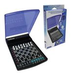 LEXIBOOK, Electronic travel chess set, 32 pieces, 64 difficulty levels, 1 to 2 players, Strategy game, Family board game, LCG500LXB