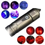 Quamkar LED Flashlights High Lumens - Mini Flashlights for Camping, Hiking, Walking - Powerful Emergency Flashlights with 4 Modes for Outdoor Use Bright Flashlight Handheld