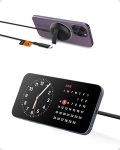 SPIGEN ArcField PF2200 Designed for Mag Safe Charger, Magnetic Fast Wireless Kickstand Compatible with MagSafe Compatible Cases/iPhone MagSafe Series - Black